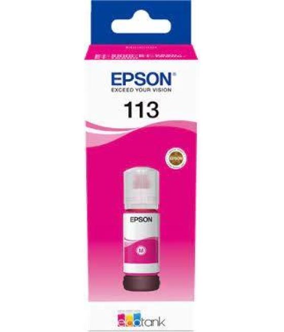 Epson tinta bote magenta ecotank et-5850, et-5800, et-16650, et-16600, et-5880, et-5170 - nº 113