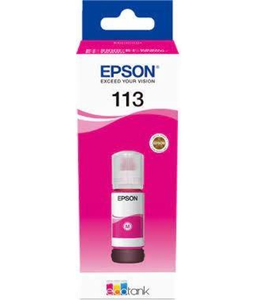 Epson tinta bote magenta ecotank et-5850, et-5800, et-16650, et-16600, et-5880, et-5170 - nº 113