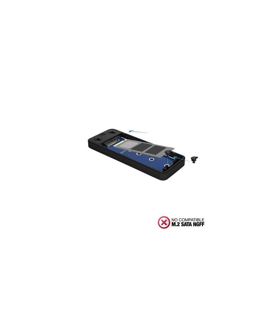 TooQ TQE-2280B caja para disco duro externo Caja externa para unidad de estado sólido (SSD) Negro M.2 - Imagen 5