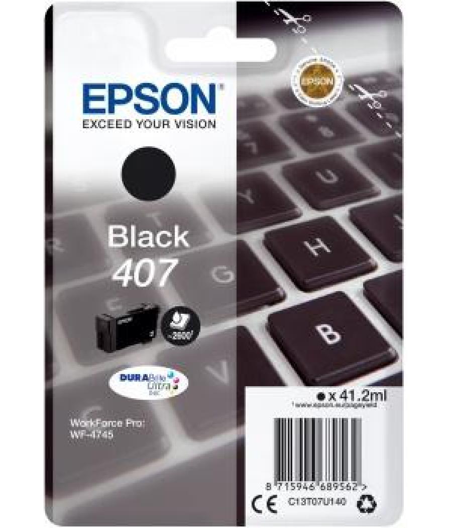Epson tinta negro workforce pro 4745 series - nº 407