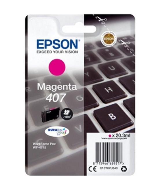 Epson tinta magenta workforce pro 4745 series - nº 407