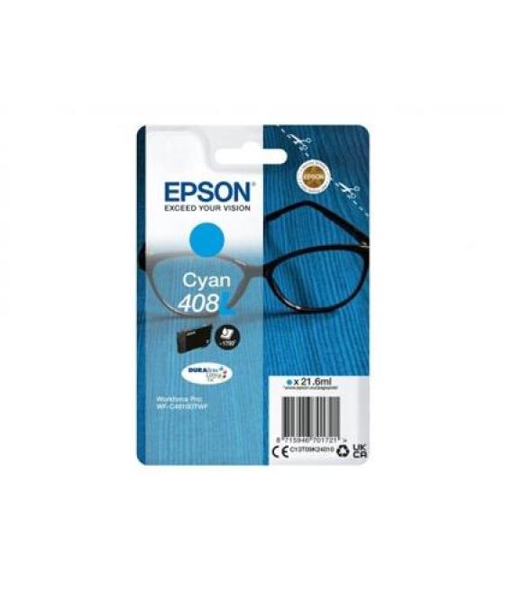 Epson tinta cian wf-c4810dtwf - nº408l (408xl)