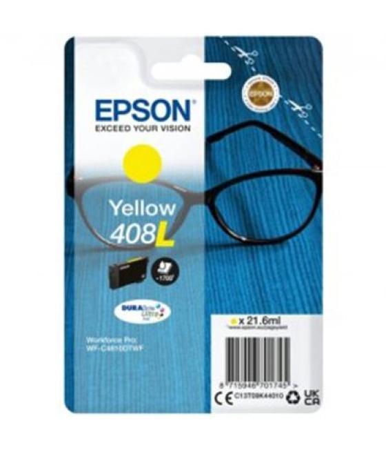 Epson tinta amarillo wf-c4810dtwf - nº408l (408xl)