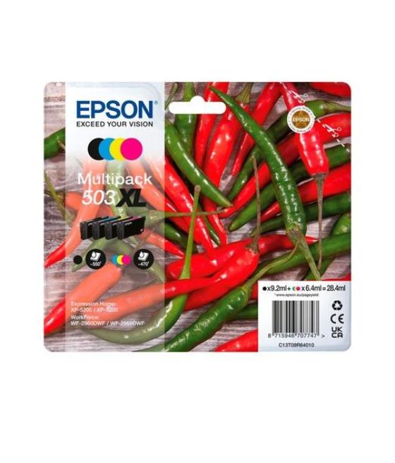 Epson tinta multipack bk / c / m / y xp-5200, 5205 / wf-2960dwf, 2965dwf - 503xl (alta capacidad)