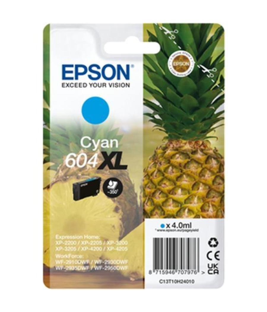 Epson tinta cian xp-2200, wf-2910dwf - 604xl
