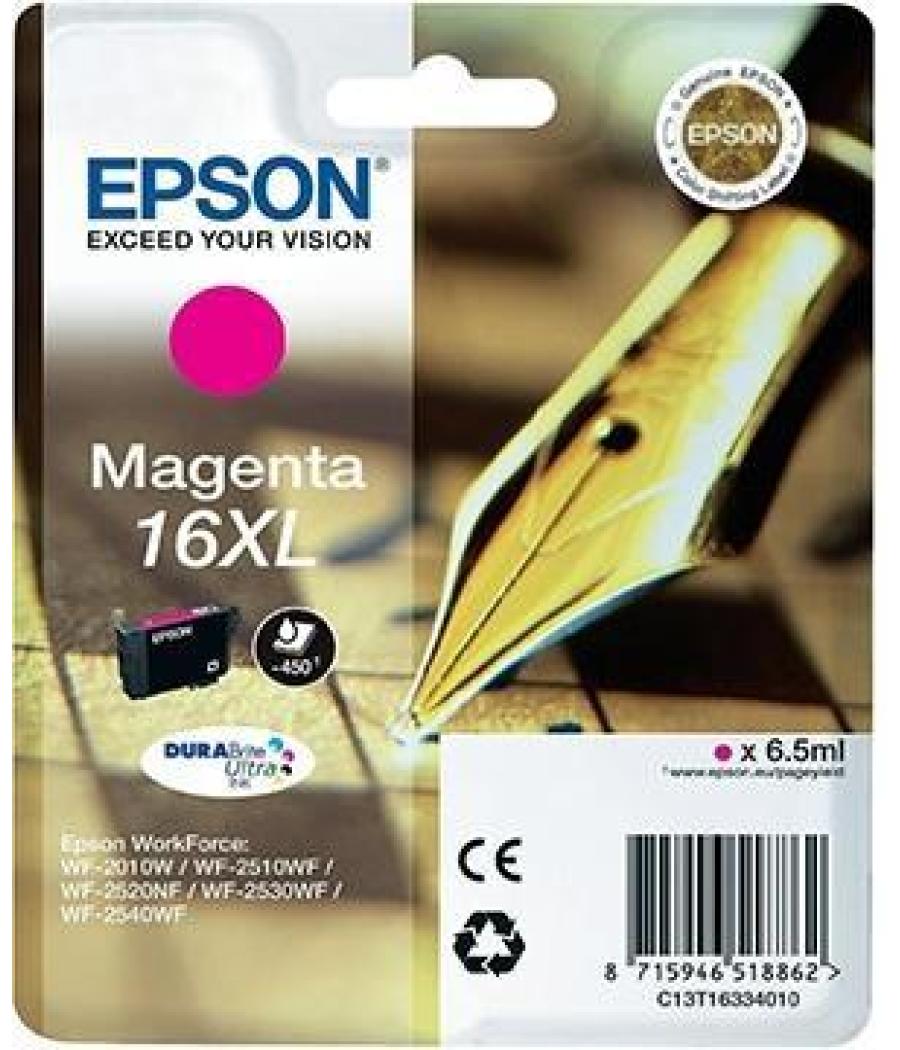 Epson tinta magenta durabrite ultra ink - nº16xl