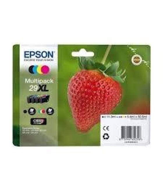 Epson tinta bk/ c / m/ y - xp 235 332 335 432 435 - nº 29 xl (pack 4 colores)