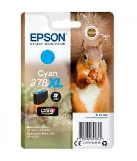 Epson tinta cian xp-8500, 8505, 15000 - nº 378xl (claria photo hd)