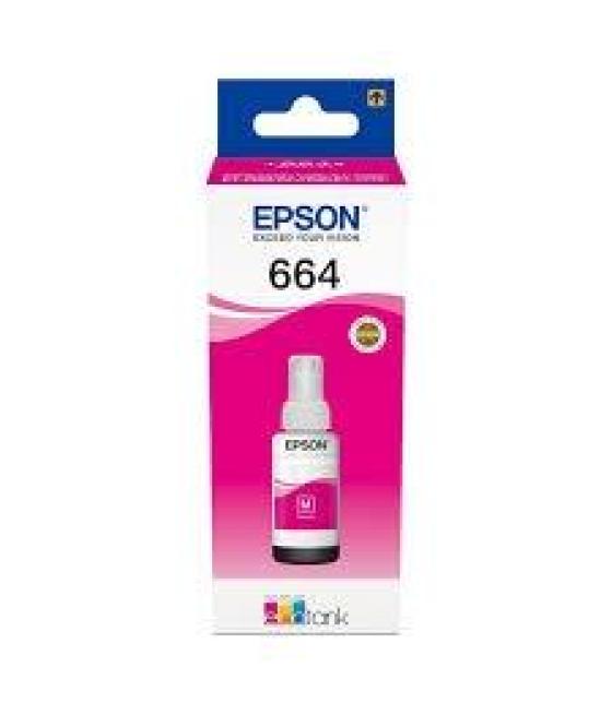 Epson tinta bote magenta ecotank l355, 555 / et-2500, 2550 , 2600 , 4500, 14000 - nº 664