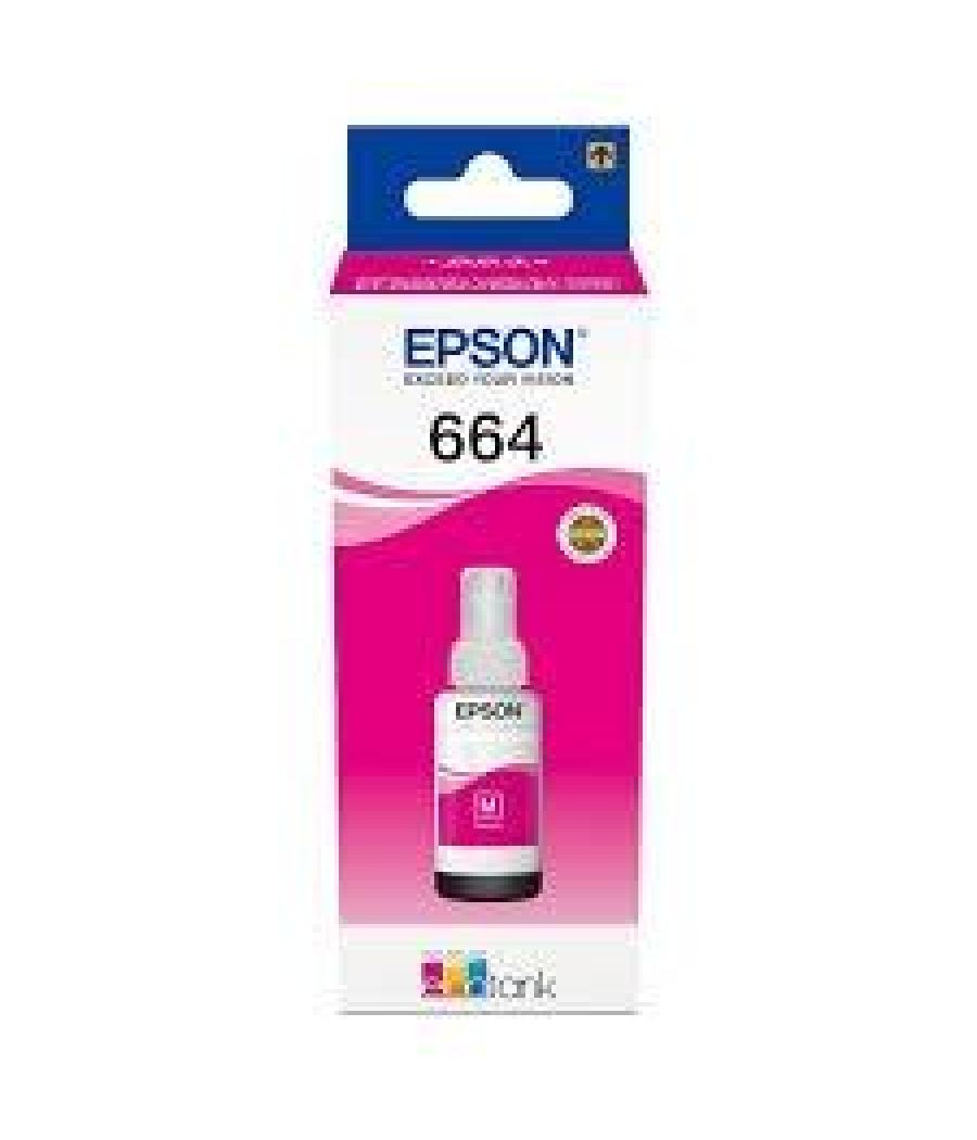 Epson tinta bote magenta ecotank l355, 555 / et-2500, 2550 , 2600 , 4500, 14000 - nº 664