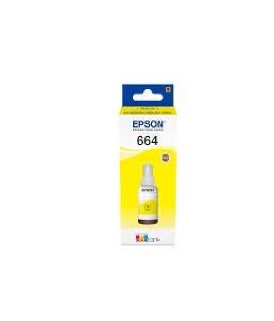 Epson tinta bote amarillo ecotank l355, 555 / et-2500, 2550 , 2600 , 4500, 14000 - nº 664