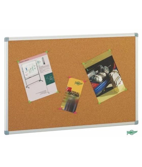 Faibo tablero corcho 90x120 cm con marco de fibra 10mm