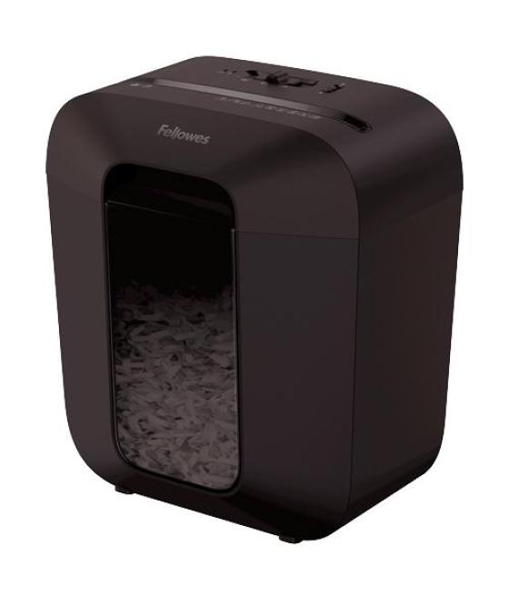 Fellowes destructora manual lx25 corte en partículas 4x37mm negro