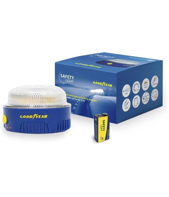 Good year dispositivo luminoso v16 señalización sin geolocalización, "no homologada" a partir de 1-01-2026