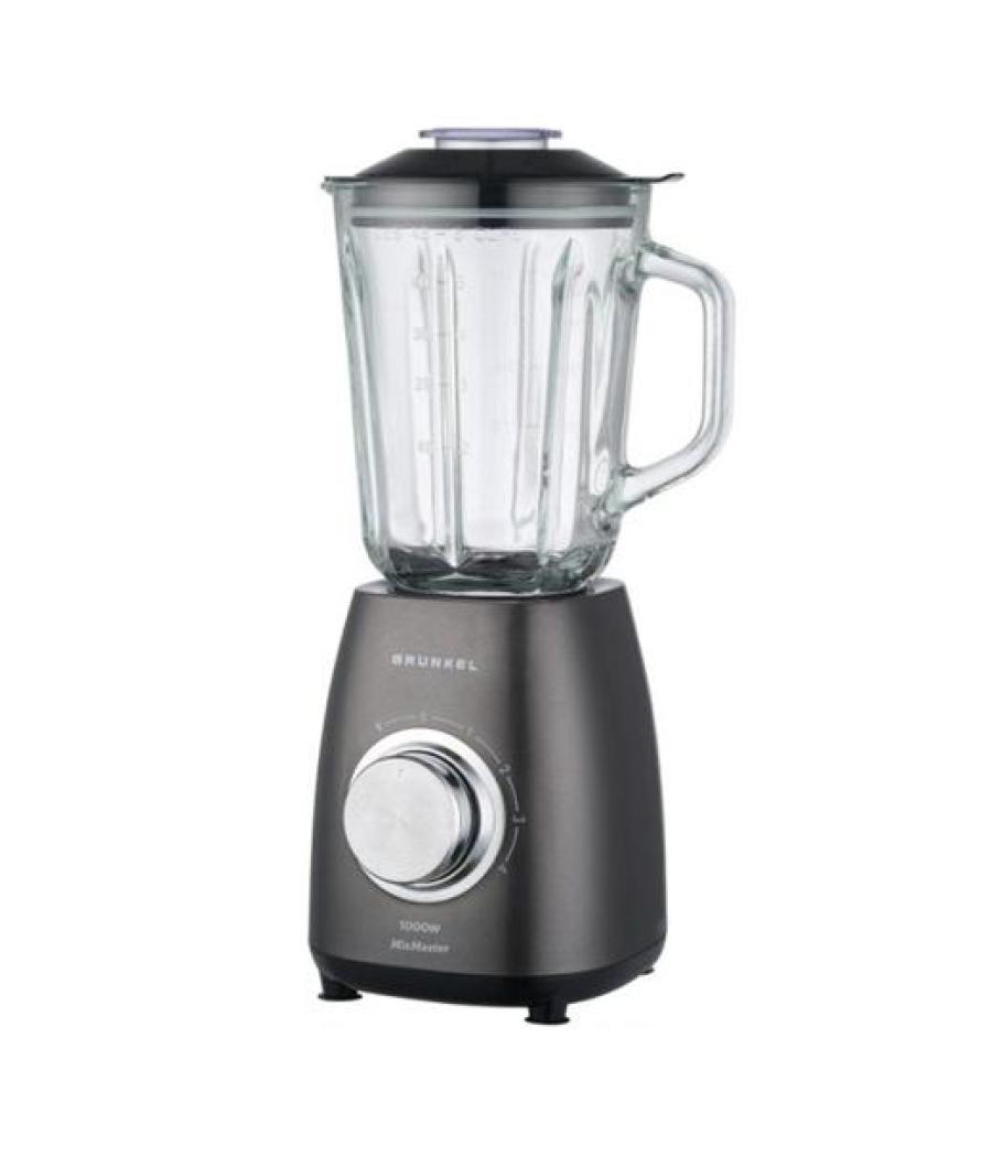 Grunkel batidora de vaso 1000w, 4 velocidades, negro