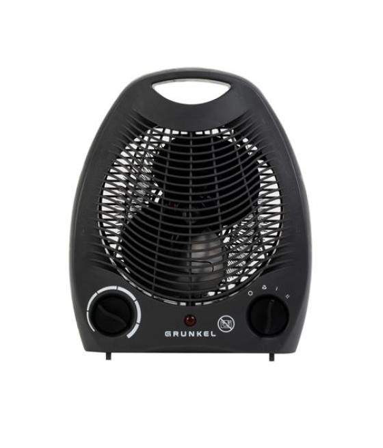 Grunkel calefactor con 2 niveles potencia y asa negro