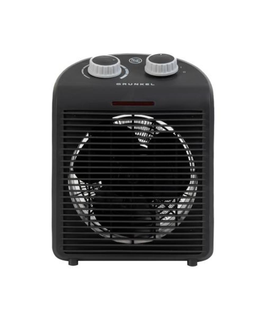 Grunkel calefactor con 2 niveles potencia negro