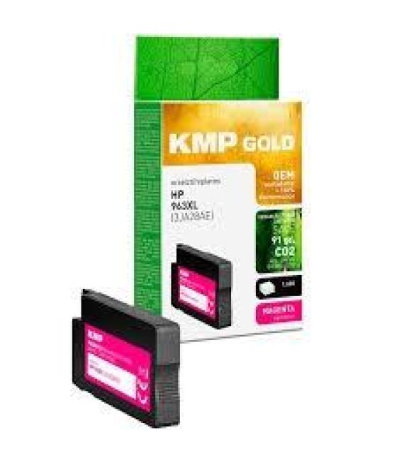 Tinta kmp magenta officejet pro all-in-one 9010,9012,9014,9015,9016,9019,9020,9022,9025 - nº 963xl