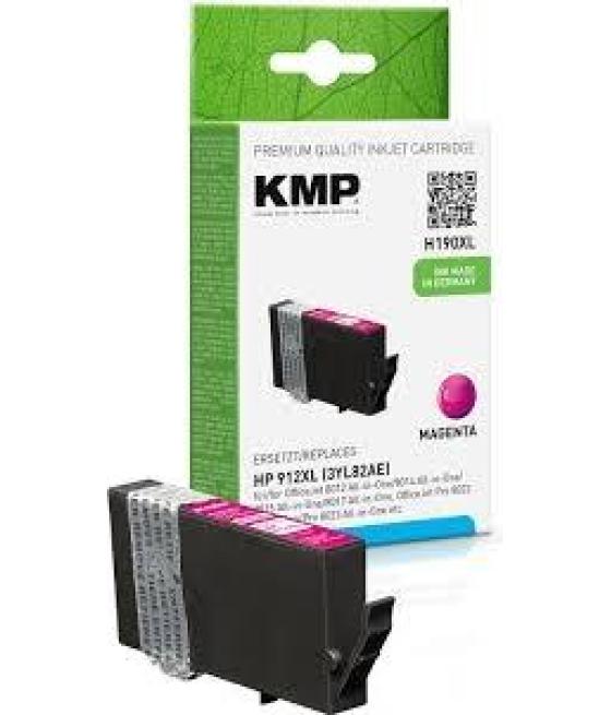 Tinta kmp magenta officejet pro 8022, 8023, 8024, 8025, 8012, 8015 all-in-one - nº 912xl