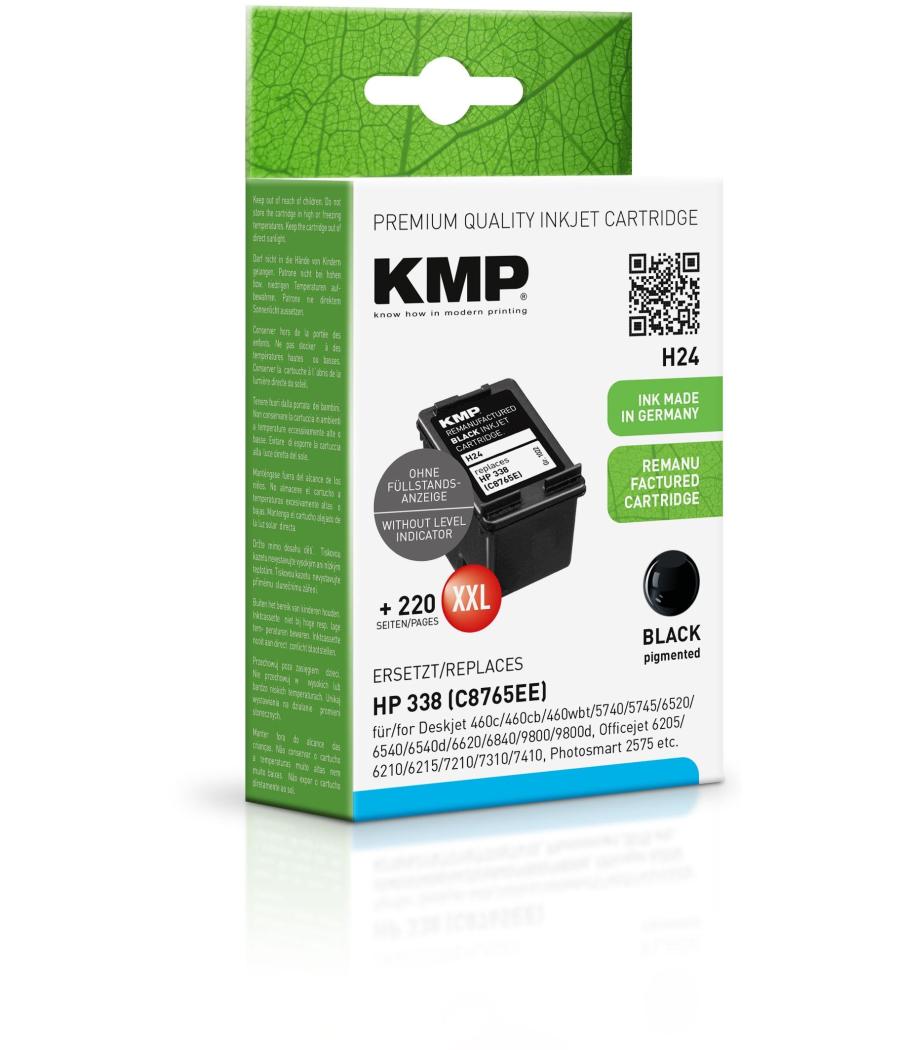 Tinta kmp negro deskjet460c 460cb 460wbt 5740 5745 6520 6540 6540d 6620 6840 9800 9800d officejet 6205 6210 6215 7210 7310 7410 