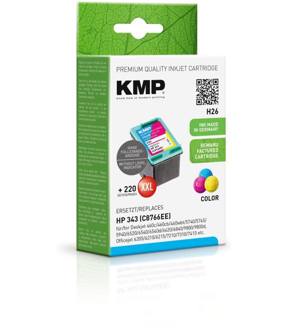 Tinta kmp 3 colores c m y deskjet 460c 460cb 460wbt 5740 5745 6520 6540 6540d 6620 6840 9800 9800d officejet 6205 6210 6215 7210