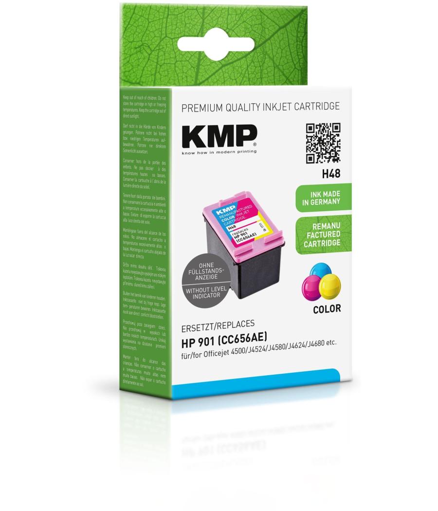 Tinta kmp pack 3 colores c m y officejet j4524 j4580 j4624 j4680 - nº 901