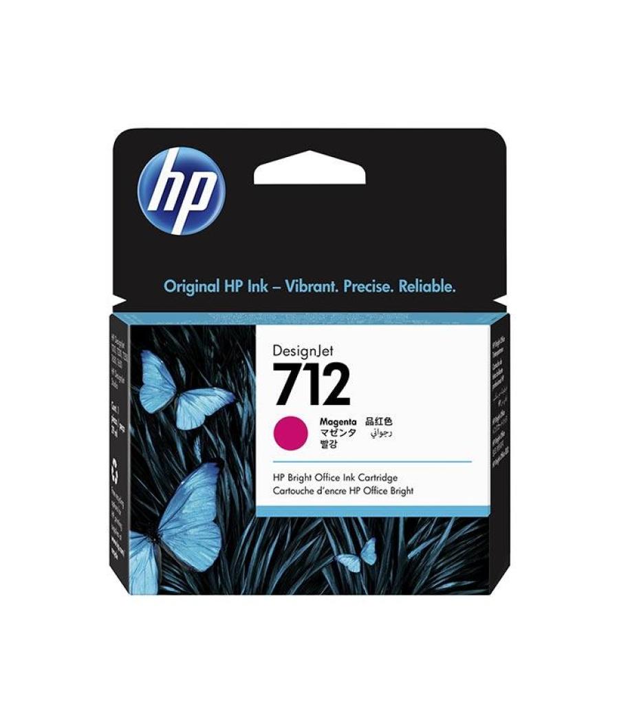 Hp tinta magenta designjet t200 / t600 - nº 712