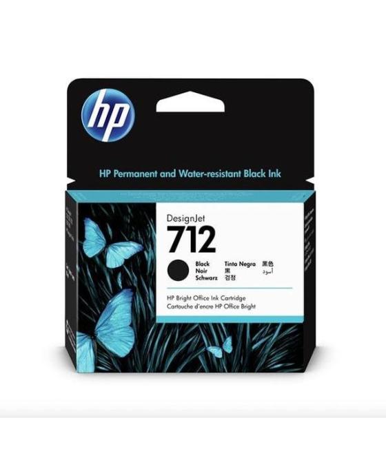 Hp tinta negro designjet t200 / t600- nº 712 alta capacidad