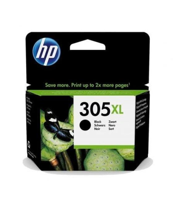 Hp tinta negro deskjet 2300, 2700 serie, plus 4100, envy 6000, pro 6400, 4210e -nº 305xl