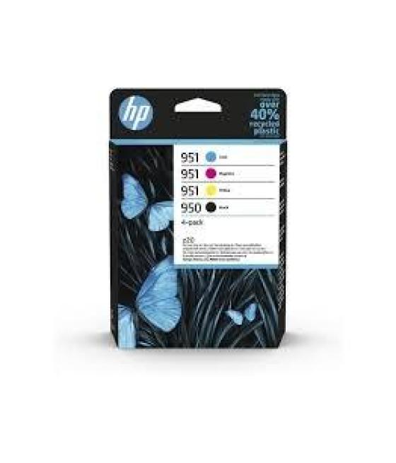 Hp tinta bk, c, m, y, officejet pro 250, 270, 8100, 8600 series - nº 950   951 *pack de 4*