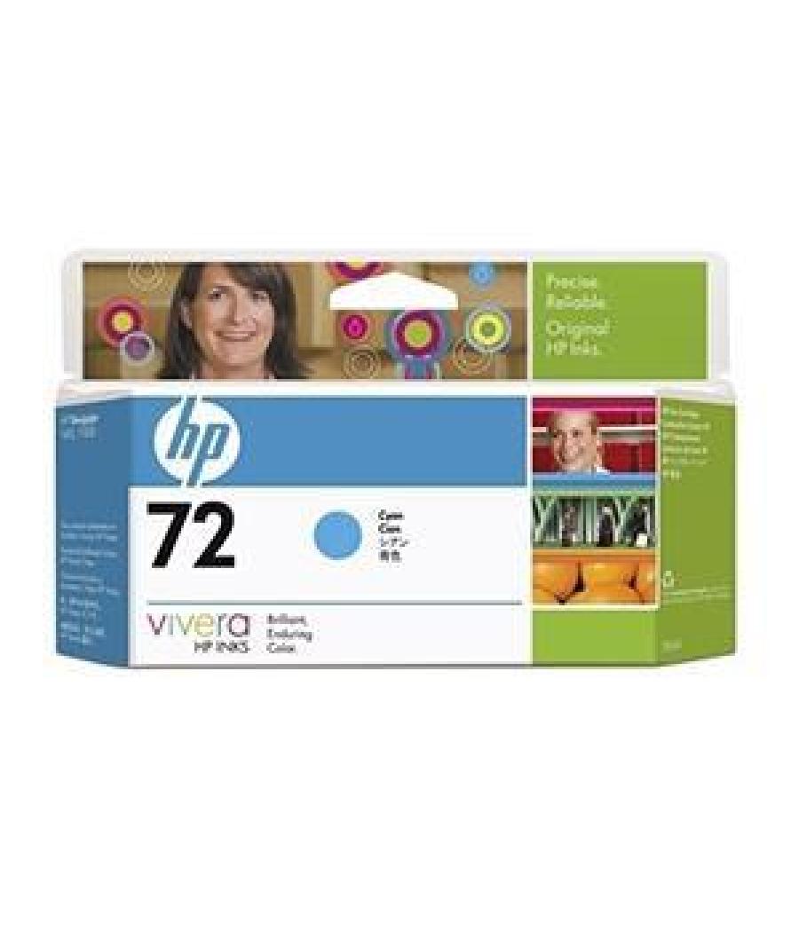 Hp tinta cian designjet t610/1100 - nº72