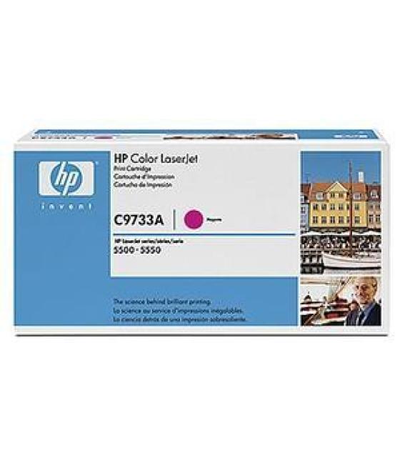 Hp laserjet color 5500/5550 toner magenta, 13.000 páginas - 645 a
