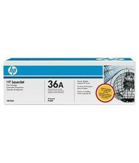 Hp toner negro laserjet p1505/m1522/m1120 - 36 a