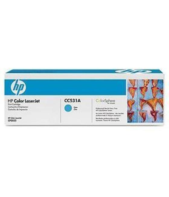 Hp laserjet color cp2025,cm2320 toner cian 2.800 pág. 304a