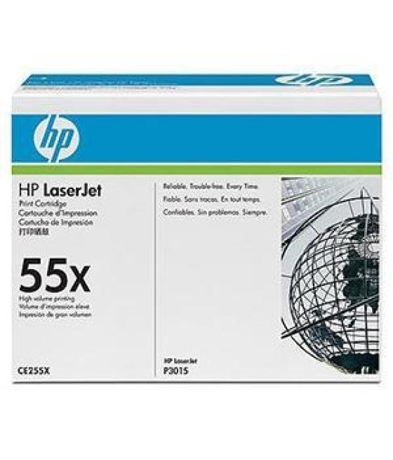 Hp toner negro laserjet p3011/p3015 - 55 x