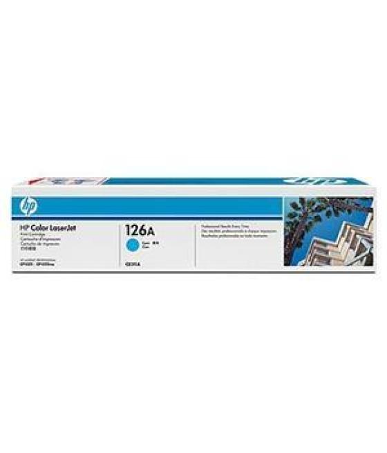 Hp toner cian laserjet pro 100 cp/1025nw/1025/1020 - 126a