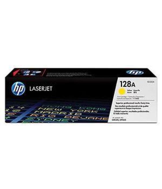 Hp toner amarillo laserjet pro/serie cm1415/1525 - 128 a