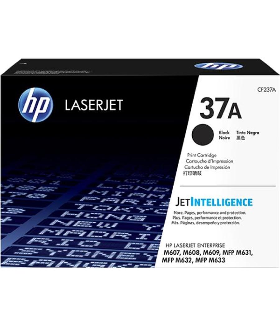 Hp toner negro laserjet m607n/dn,m608n/dn/x - nº37a