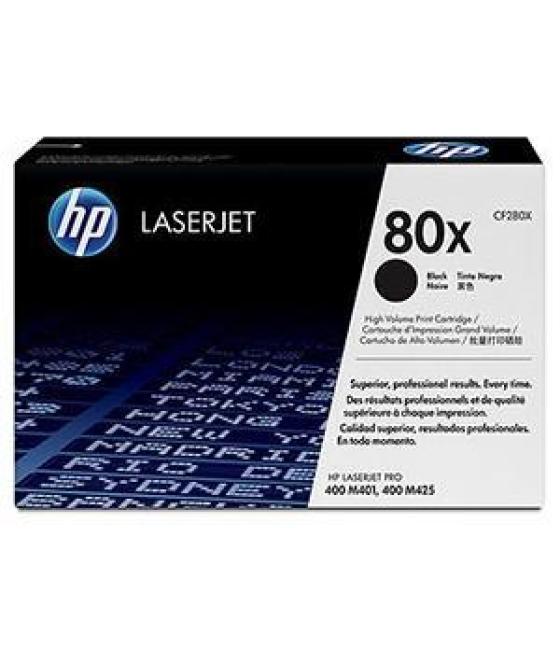 Hp toner negro laserjet pro m 401/425dn - nº 80x