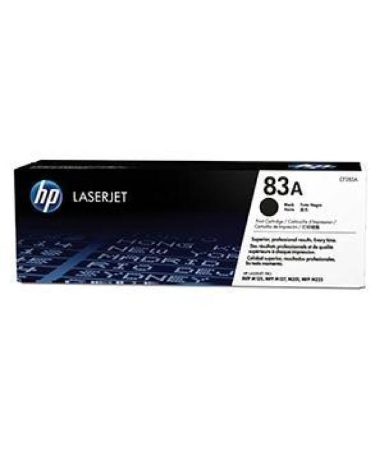Hp toner negro laserjet mfp m125nw/m127fn/m127fw -nº83a-
