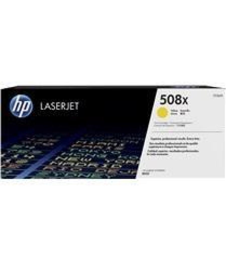 Hp laserjet m553 toner 508x amarillo alta