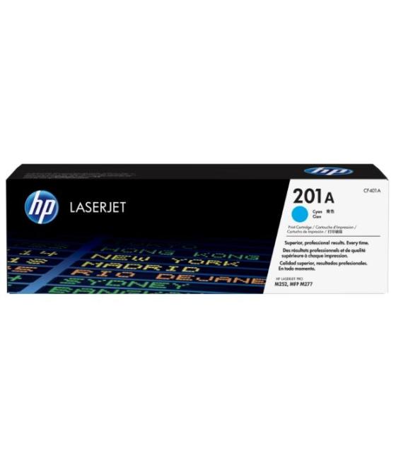 Hp toner cian laserjet pro m252, m277 mfp - nº 201a