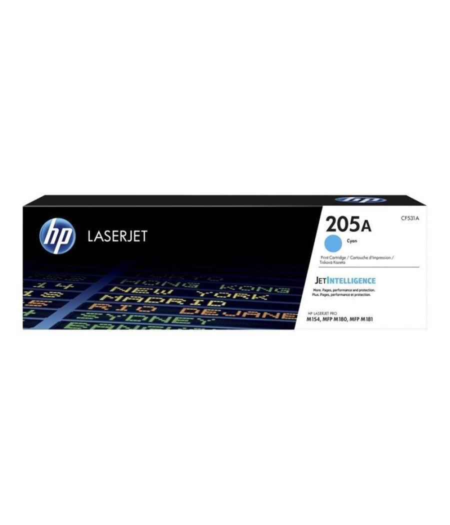 Hp toner cian laserjet m180n,m181fw - 205a