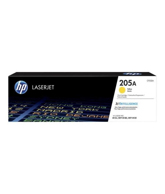 Hp toner amarillo laserjet m180n,m181fw - 205a