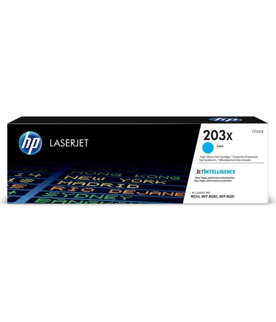 Hp toner cian laserjet laserjet m254,m280 - nº 203x