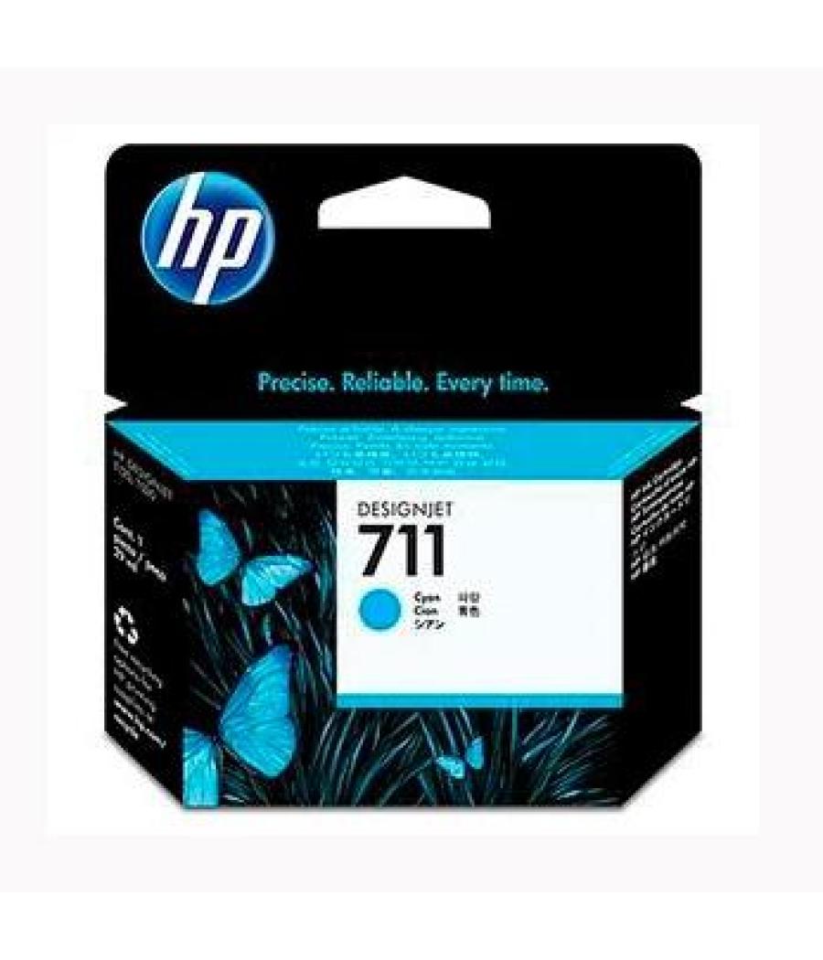 Hp tinta cian designjet t120/t520 - nº 711