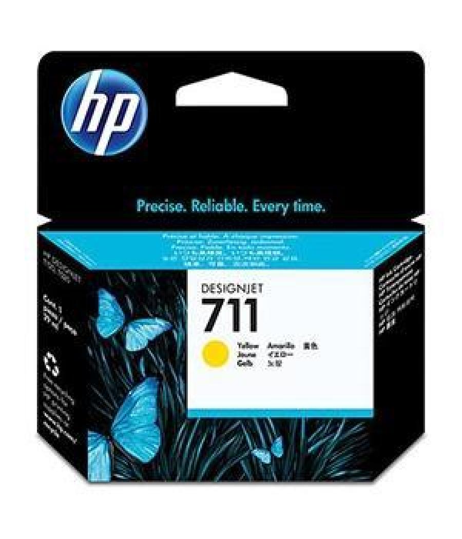 Hp tinta amarillo designjet t120/t520 - nº 711