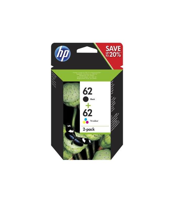 Hp tinta bk/ c / m / y envy 5604, nº 62 (pack 2)