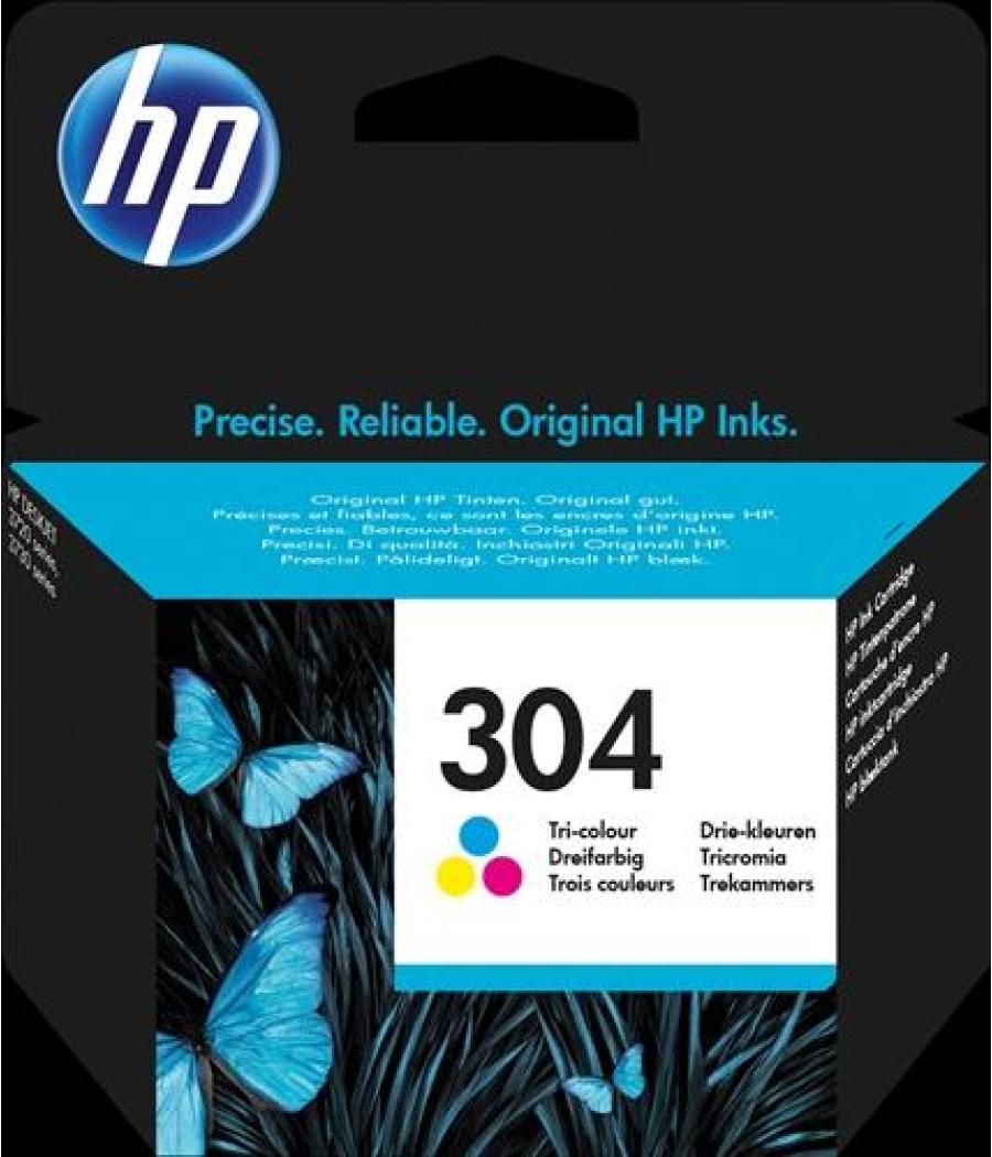 Hp tinta tricololor (c/m/a) deskjet 3720 - nº304
