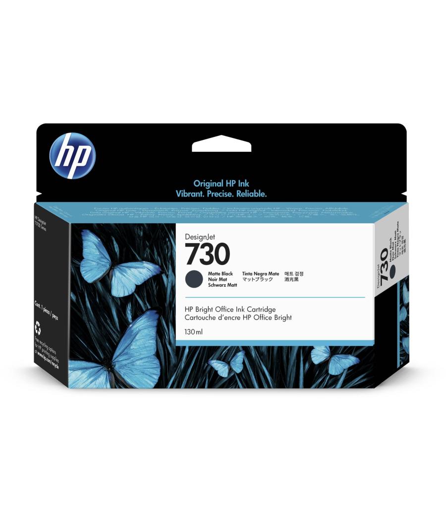 Hp tinta negro mate designjet t1700 series - nº 730